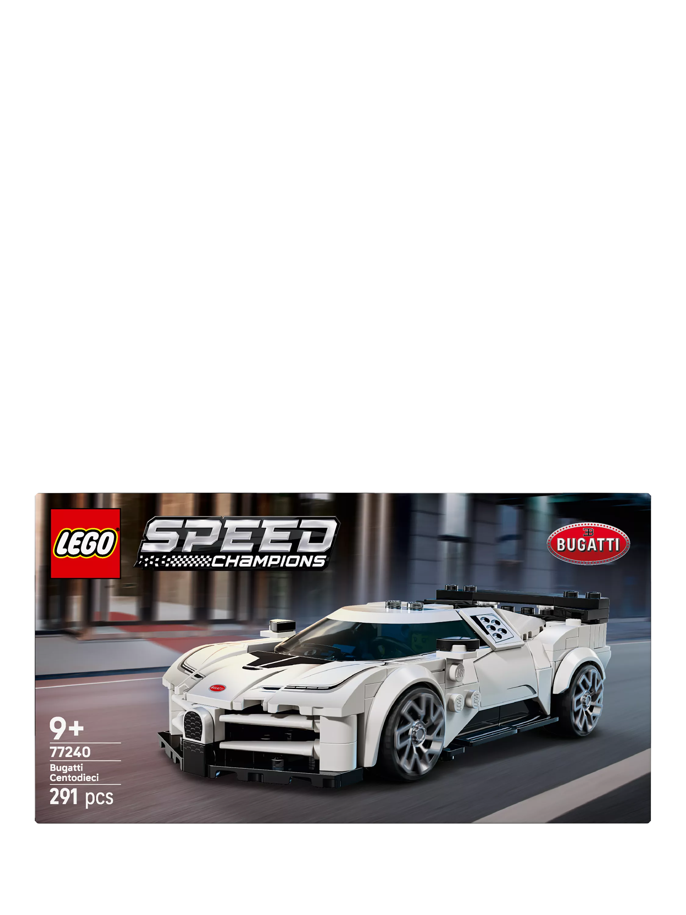 LEGO Bugatti Centodieci sports car model 291 pieces (British brand)