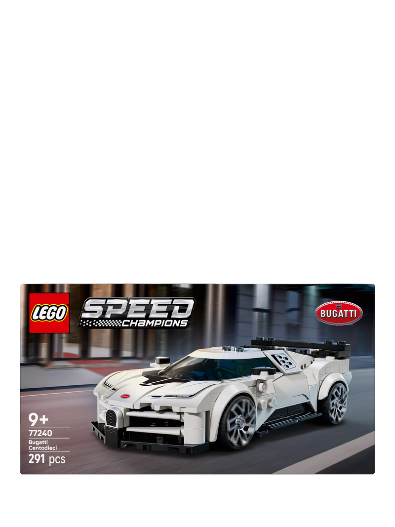 LEGO Bugatti Centodieci sports car model 291 pieces (British brand)