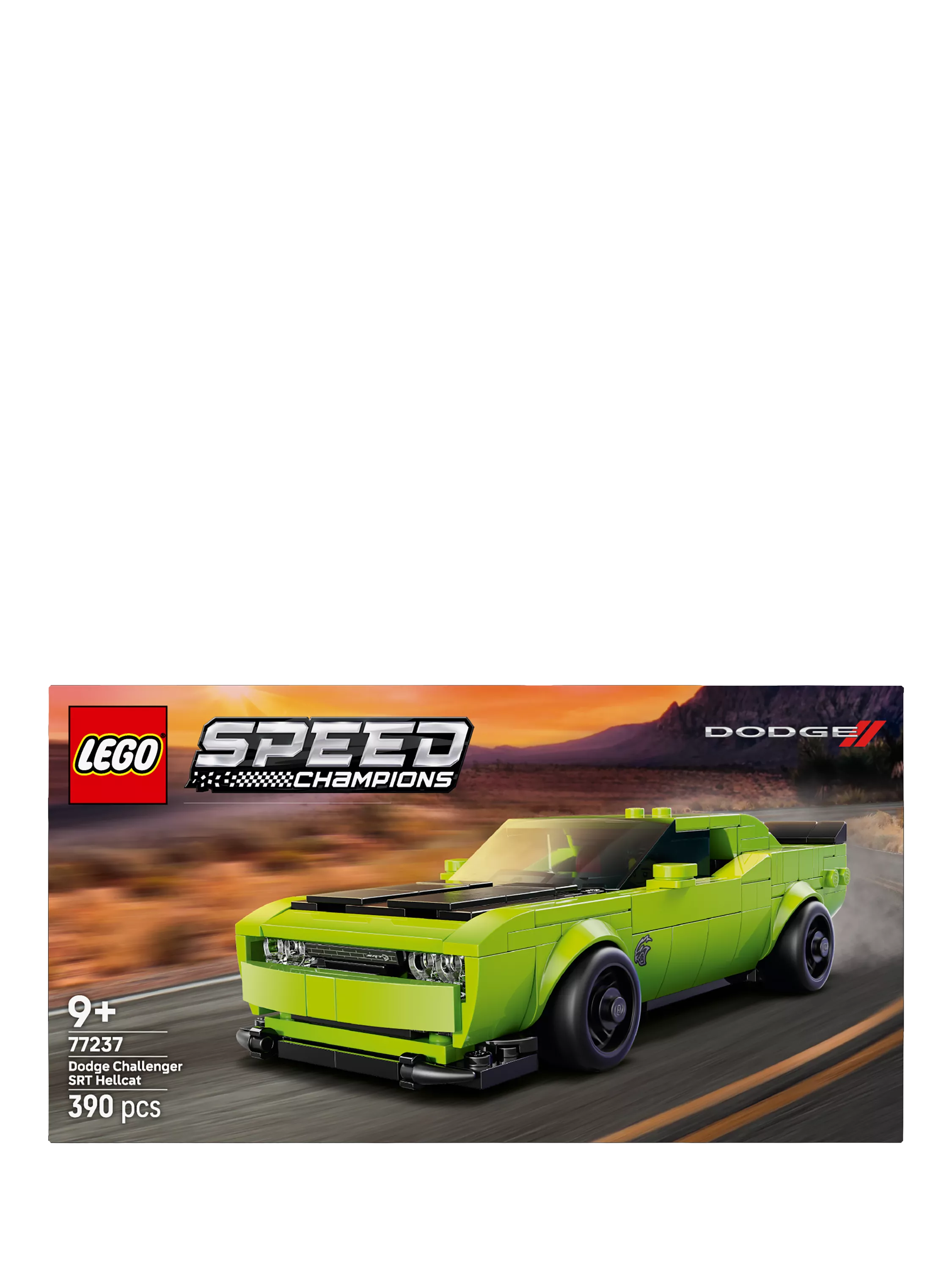 LEGO Speed Champions Dodge Challenger SRT Hellcat building set, UK version
