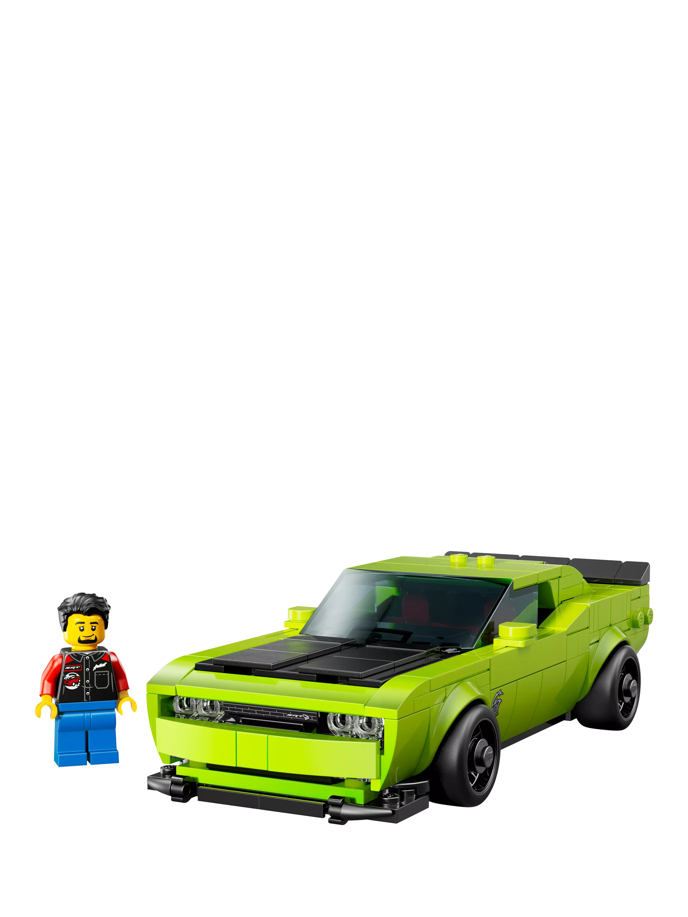 LEGO Speed Champions Dodge Challenger SRT Hellcat building set, UK version
