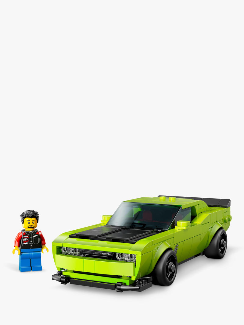 LEGO Speed Champions Dodge Challenger SRT Hellcat building set, UK version