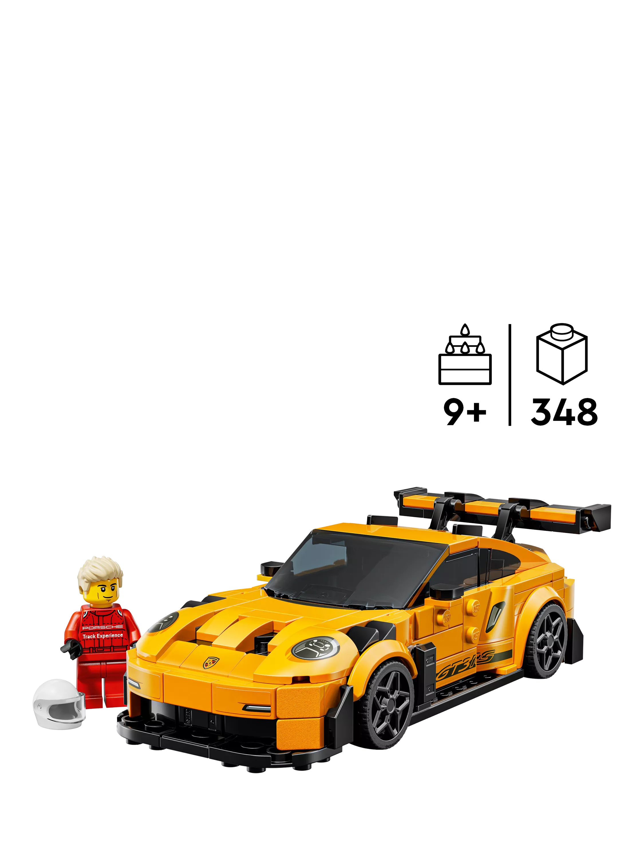 LEGO Porsche 911 GT3 RS building set 77239, UK version