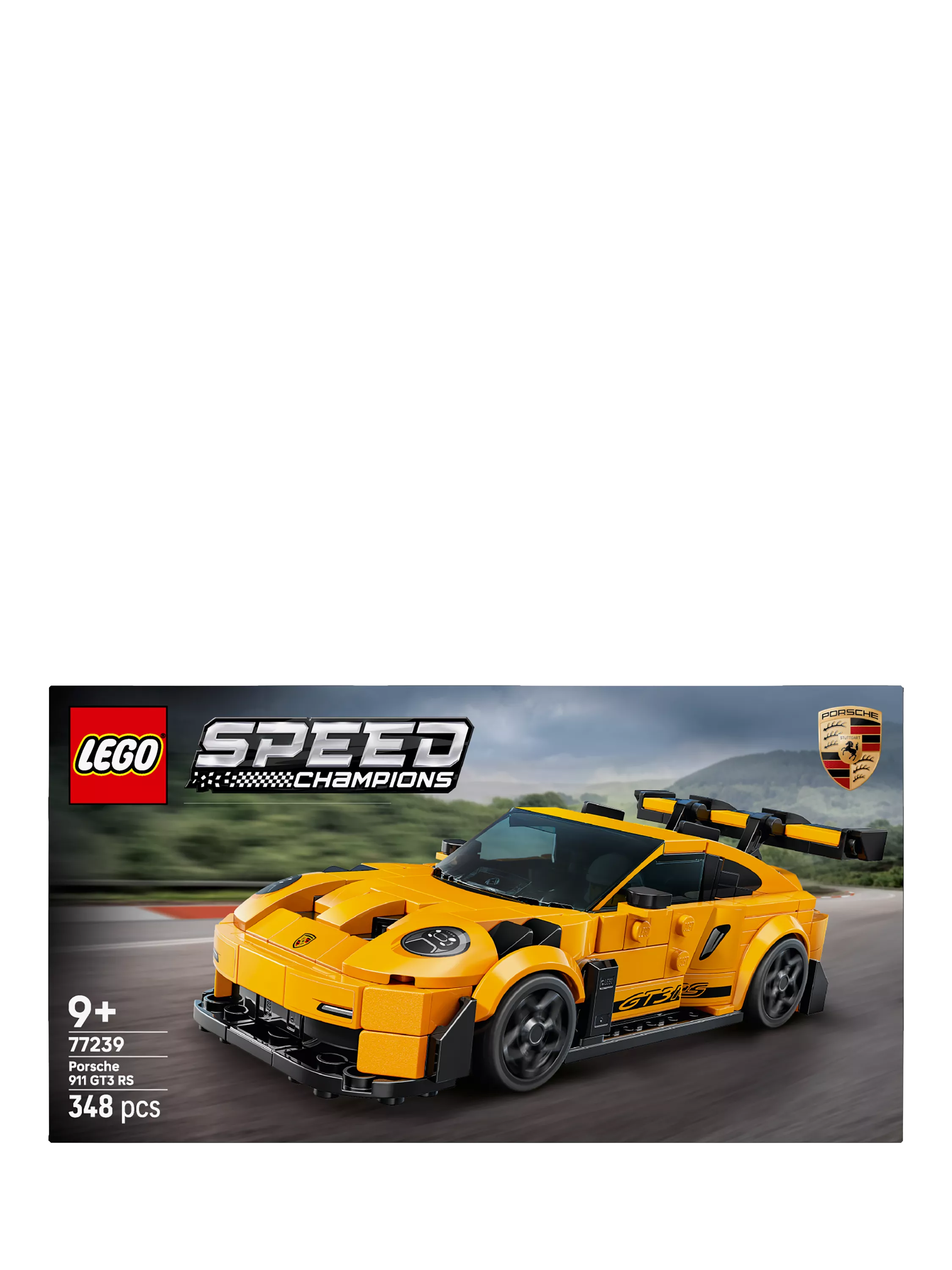LEGO Porsche 911 GT3 RS building set 77239, UK version