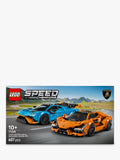 LEGO Speed Champions Lamborghini Revuelto and Huracán STO 607-piece set - British product