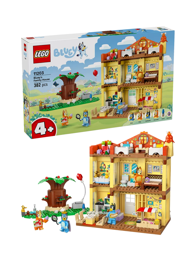 LEGO Bluey's Family House building set 382 pieces - British product