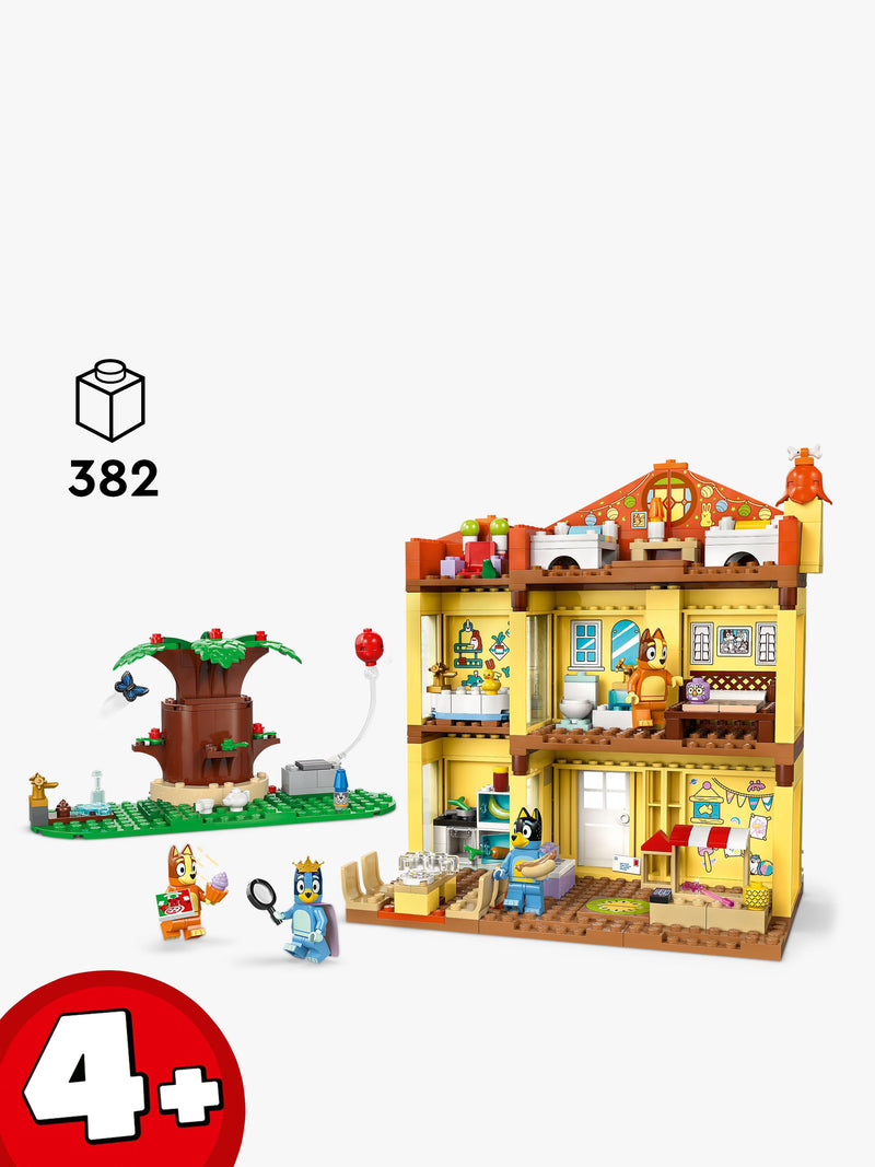 LEGO Bluey's Family House building set 382 pieces - British product