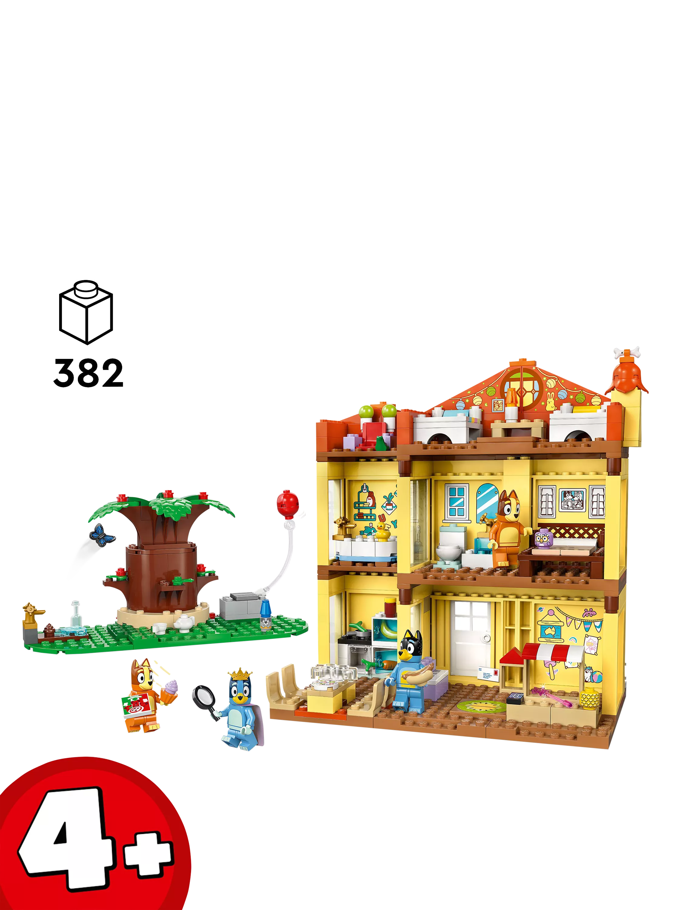 LEGO Bluey's Family House building set 382 pieces - British product