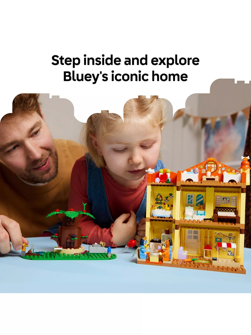 LEGO Bluey's Family House building set 382 pieces - British product