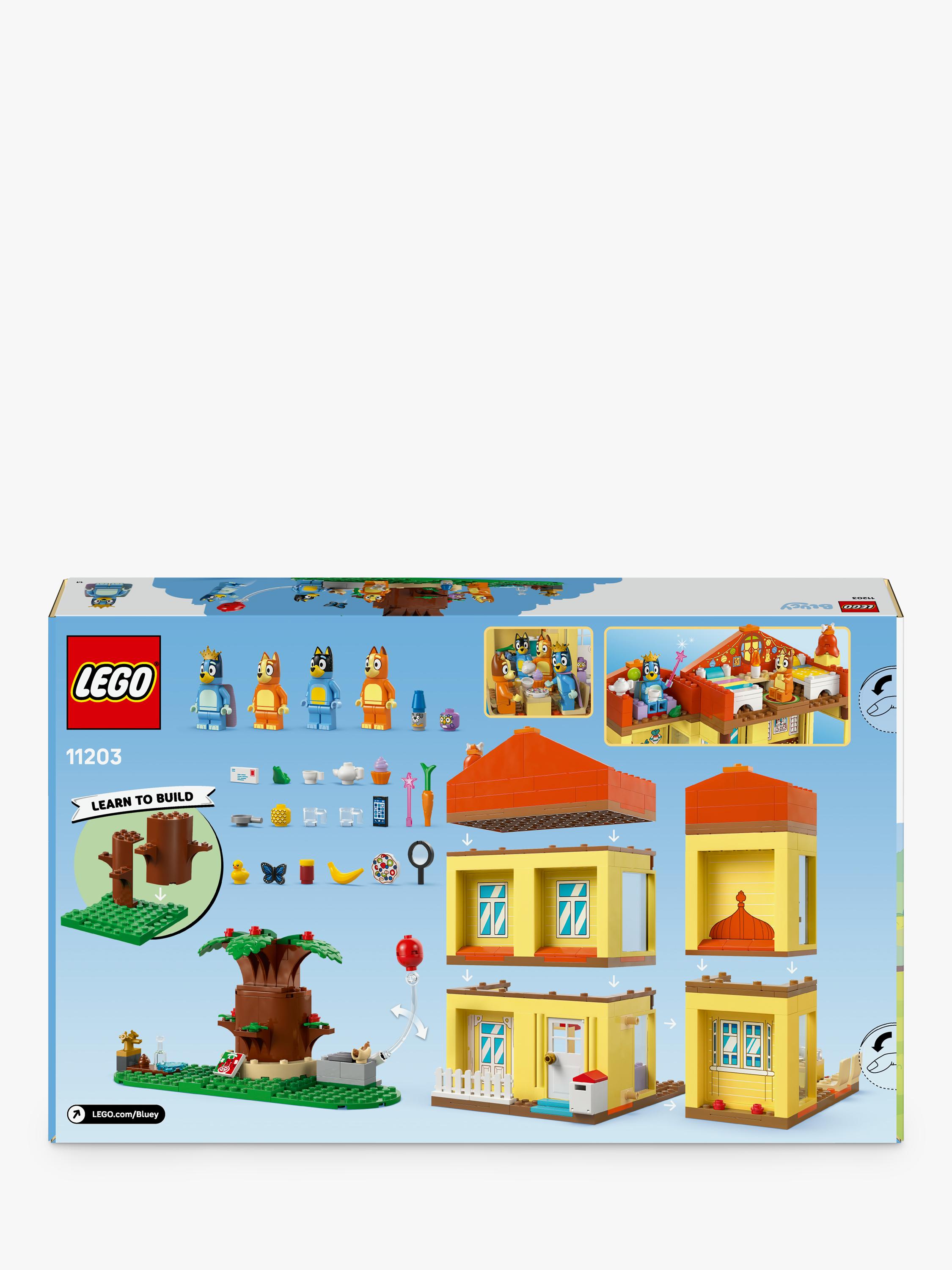 LEGO Bluey's Family House building set 382 pieces - British product