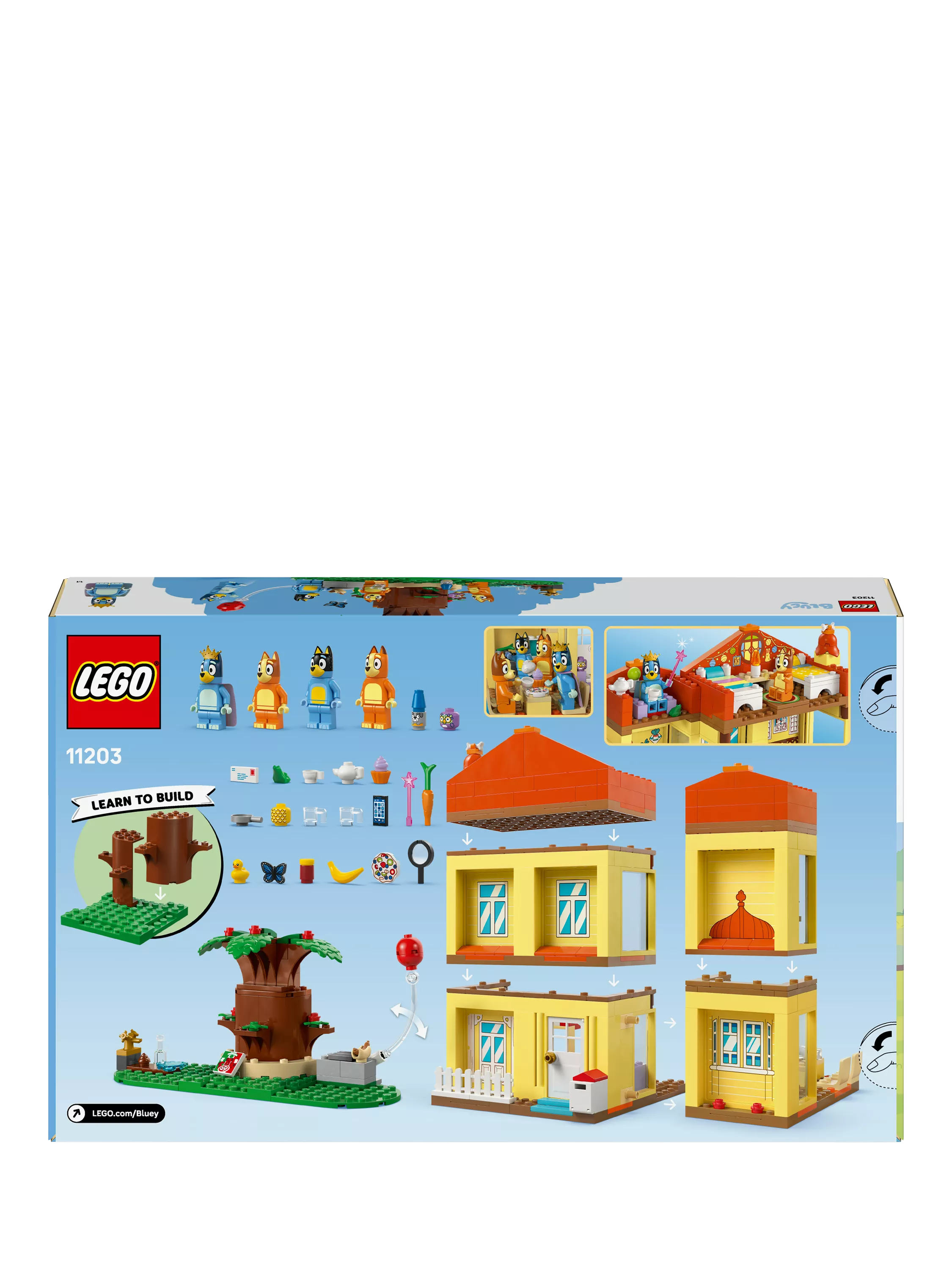 LEGO Bluey's Family House building set 382 pieces - British product
