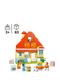 LEGO DUPLO Bluey's Family House memory game building set 83 pieces, imported from the UK
