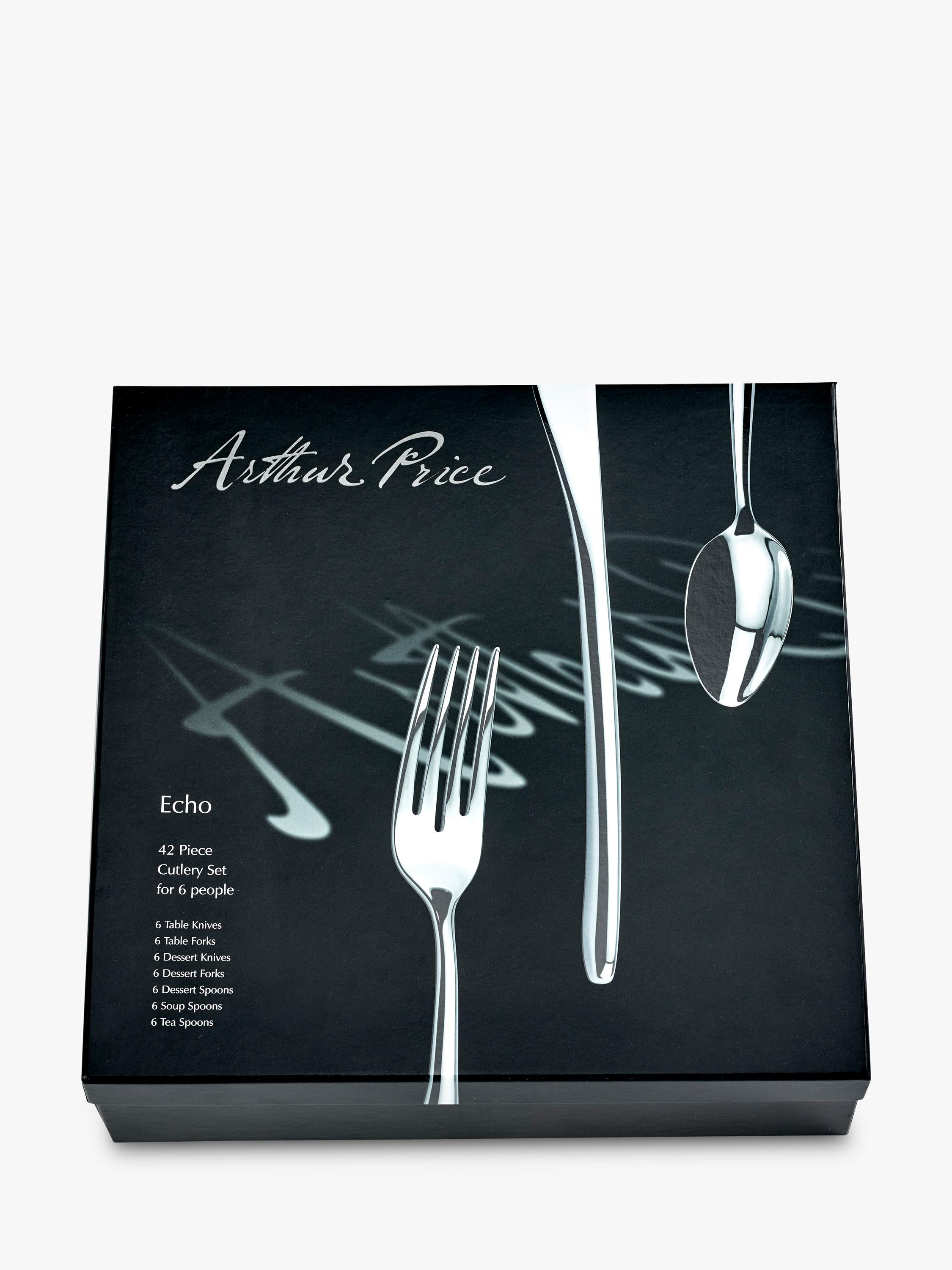 Arthur Price Echo cutlery set 42-piece, imported from the UK