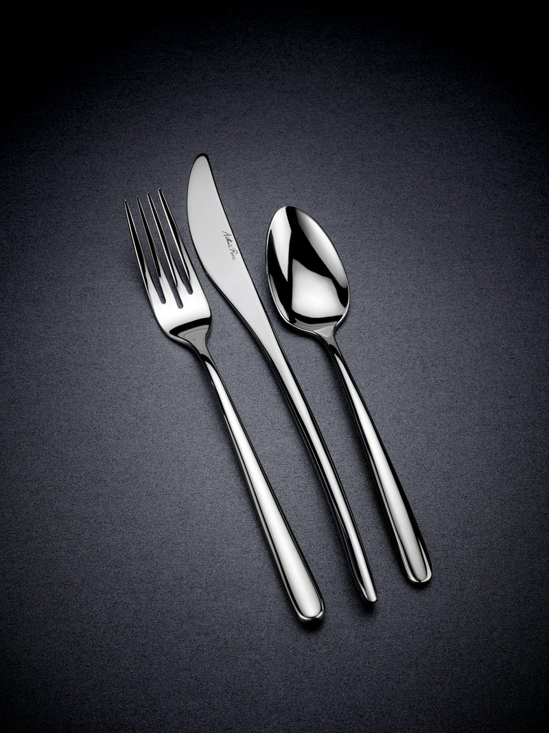 Arthur Price Signature Echo stainless steel dessert spoon (British brand)
