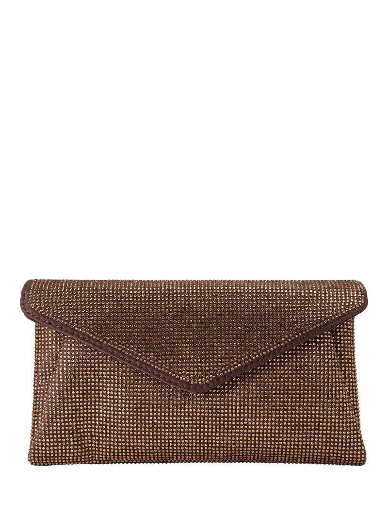 Carvela Stargaze embellished envelope clutch bag - British product