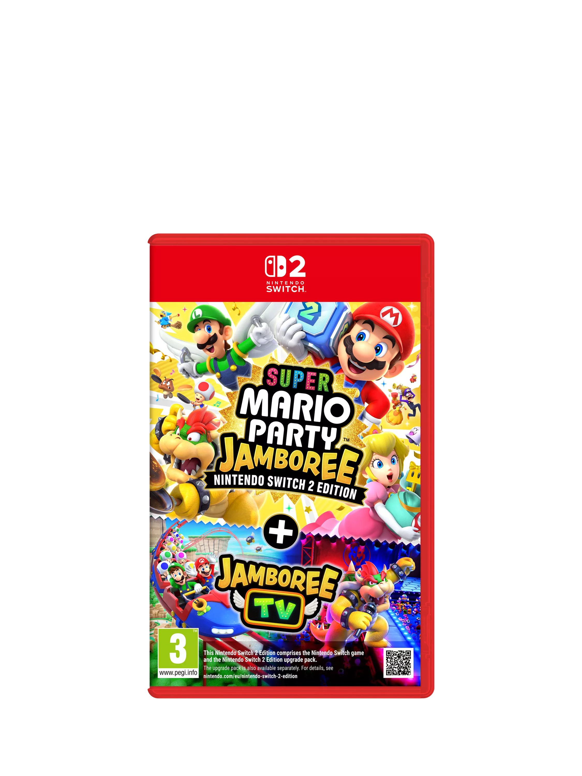 Nintendo Super Mario Party Jamboree Switch 2 Edition game case, imported from the UK