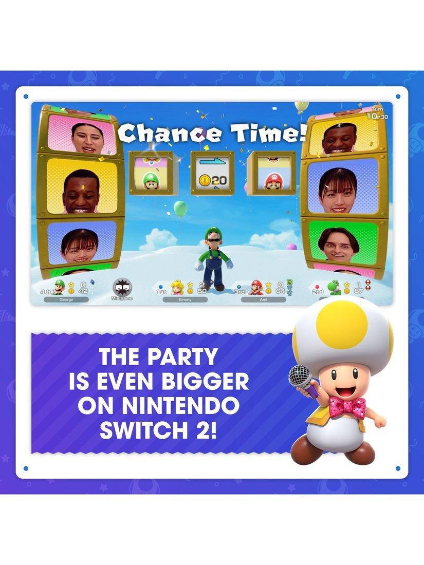 Nintendo Super Mario Party Jamboree Switch 2 Edition game case, imported from the UK