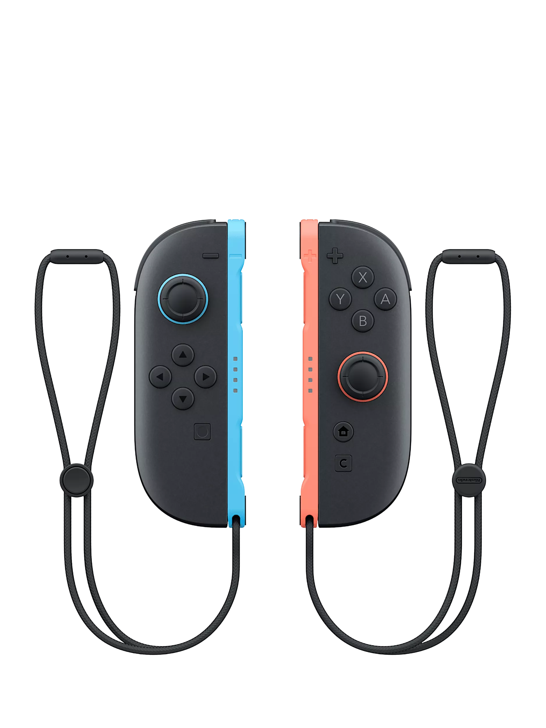 Nintendo Joy-Con 2 strap light blue and red, imported from the UK