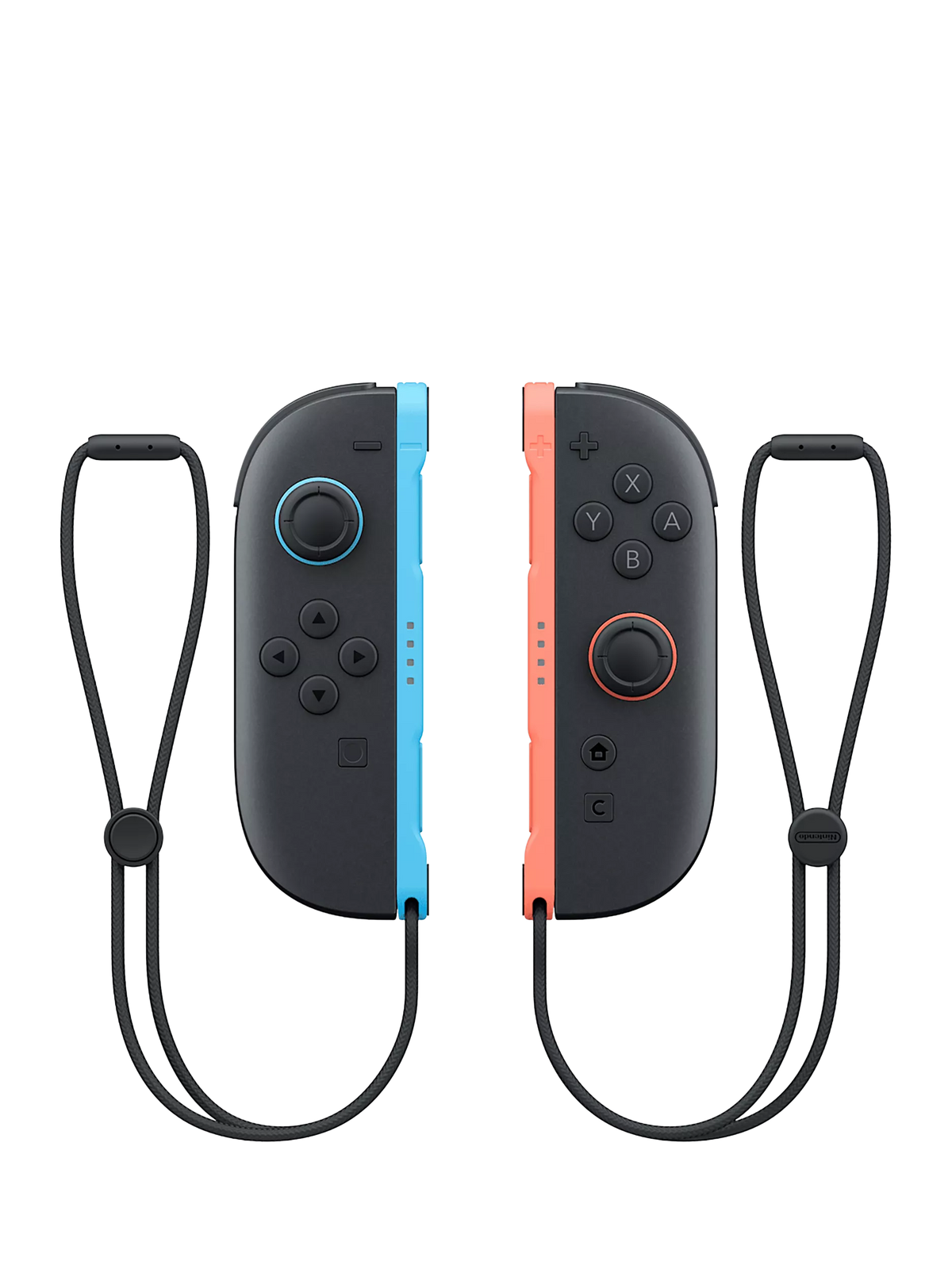 Nintendo Joy-Con 2 strap light blue and red, imported from the UK
