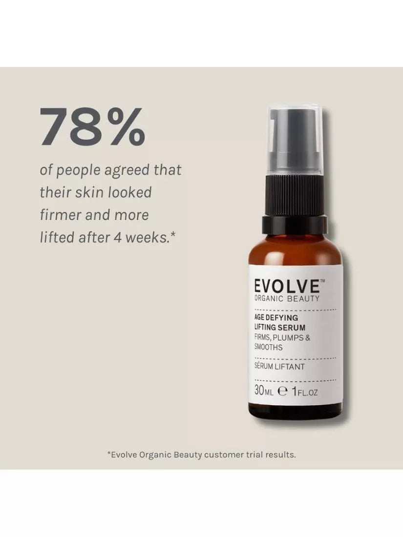 Evolve Organic Beauty Age Defying Lifting Serum 30ml - British product
