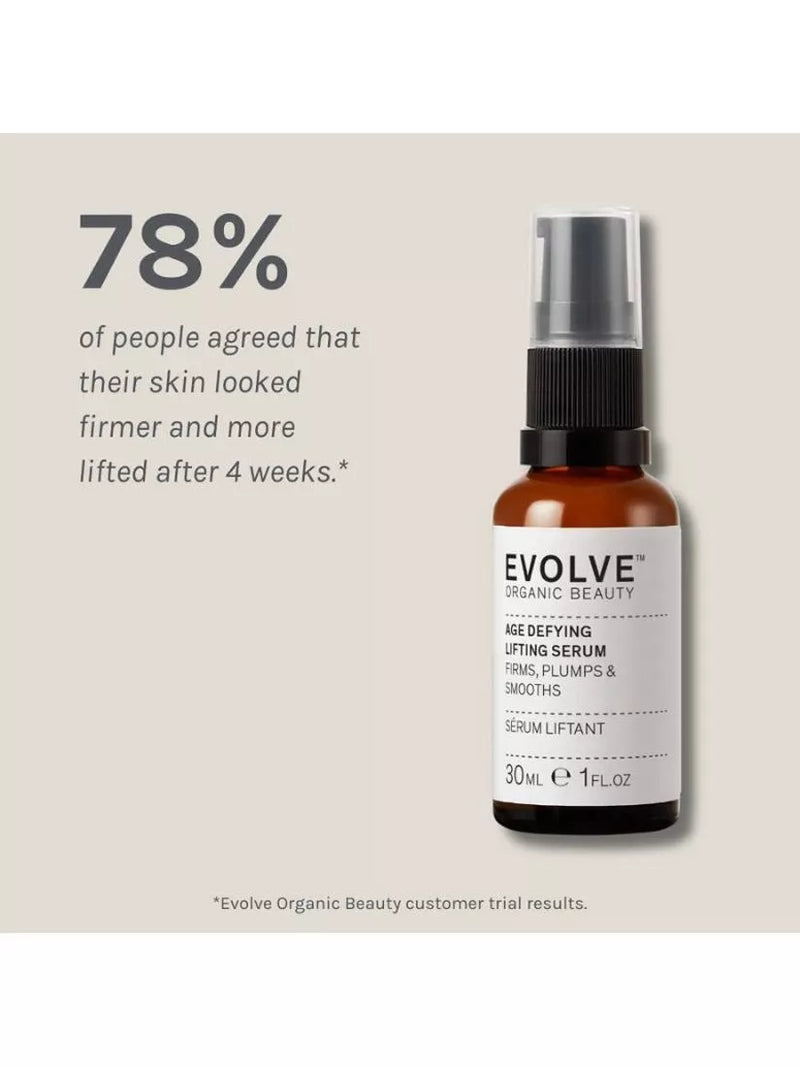 Evolve Organic Beauty Age Defying Lifting Serum 30ml - British product