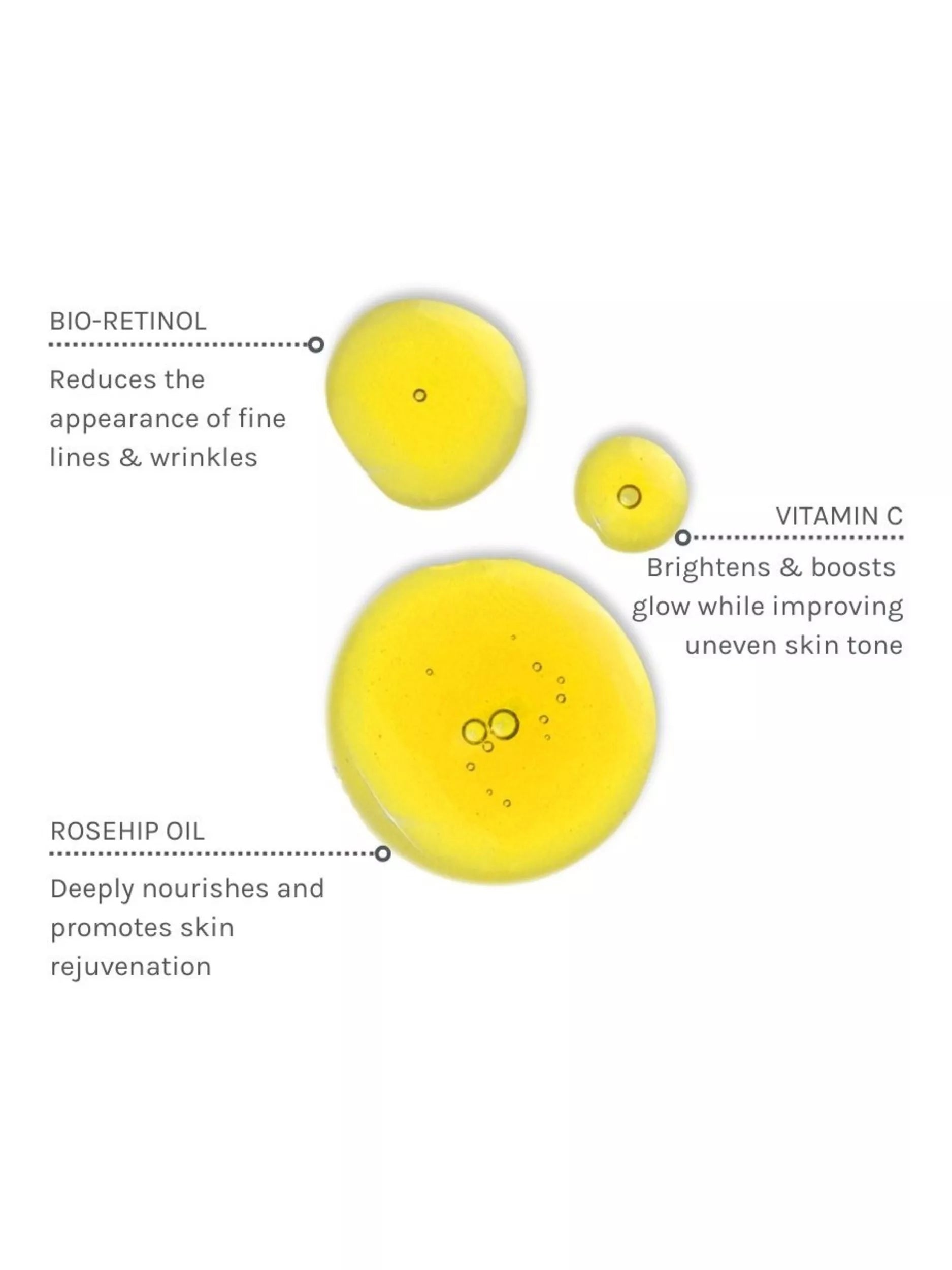 Evolve Organic Beauty Bio-Retinol + C Booster facial oil 15ml - British product