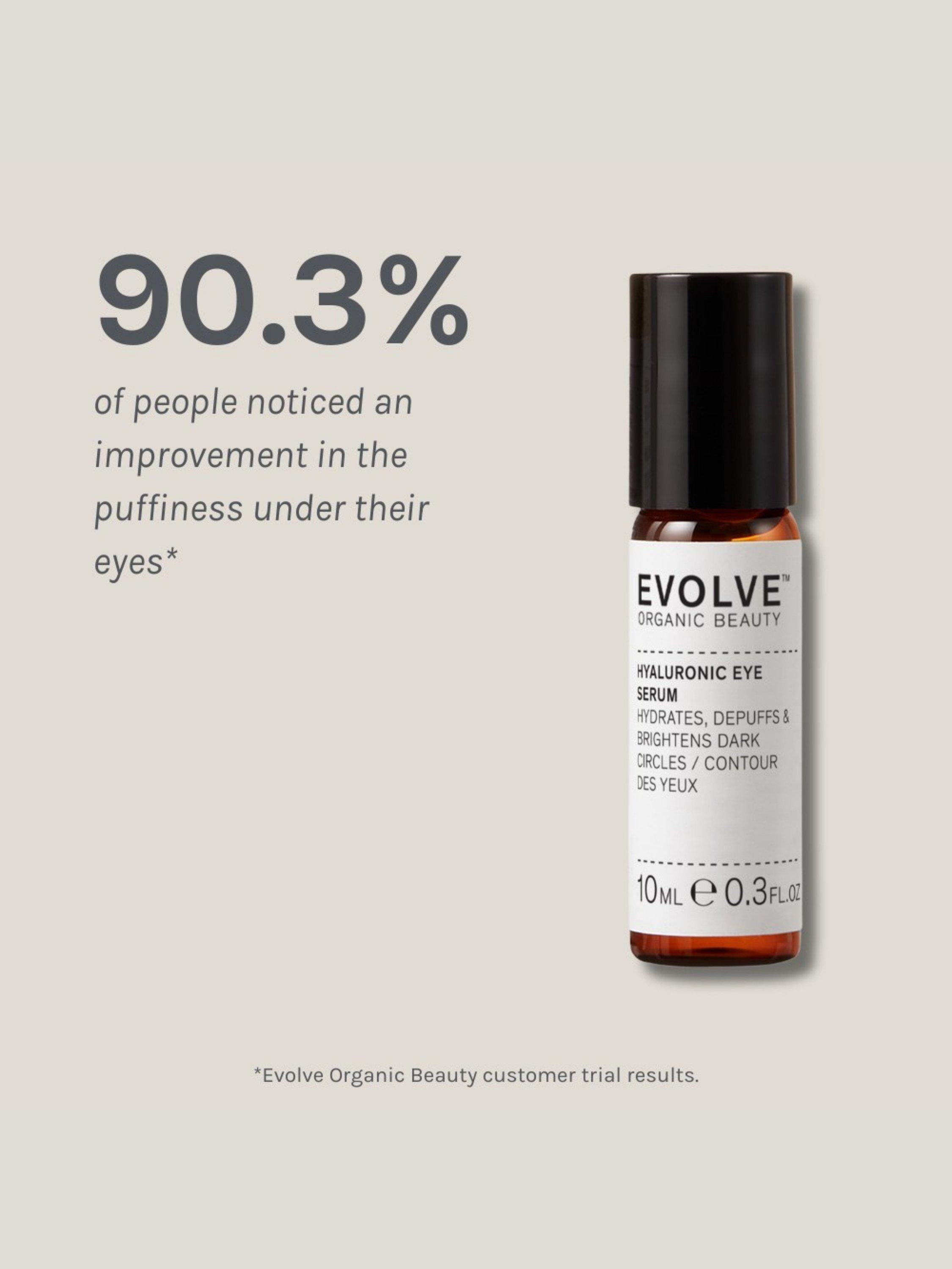 Evolve Organic Beauty Hyaluronic Eye Serum 10ml - British product