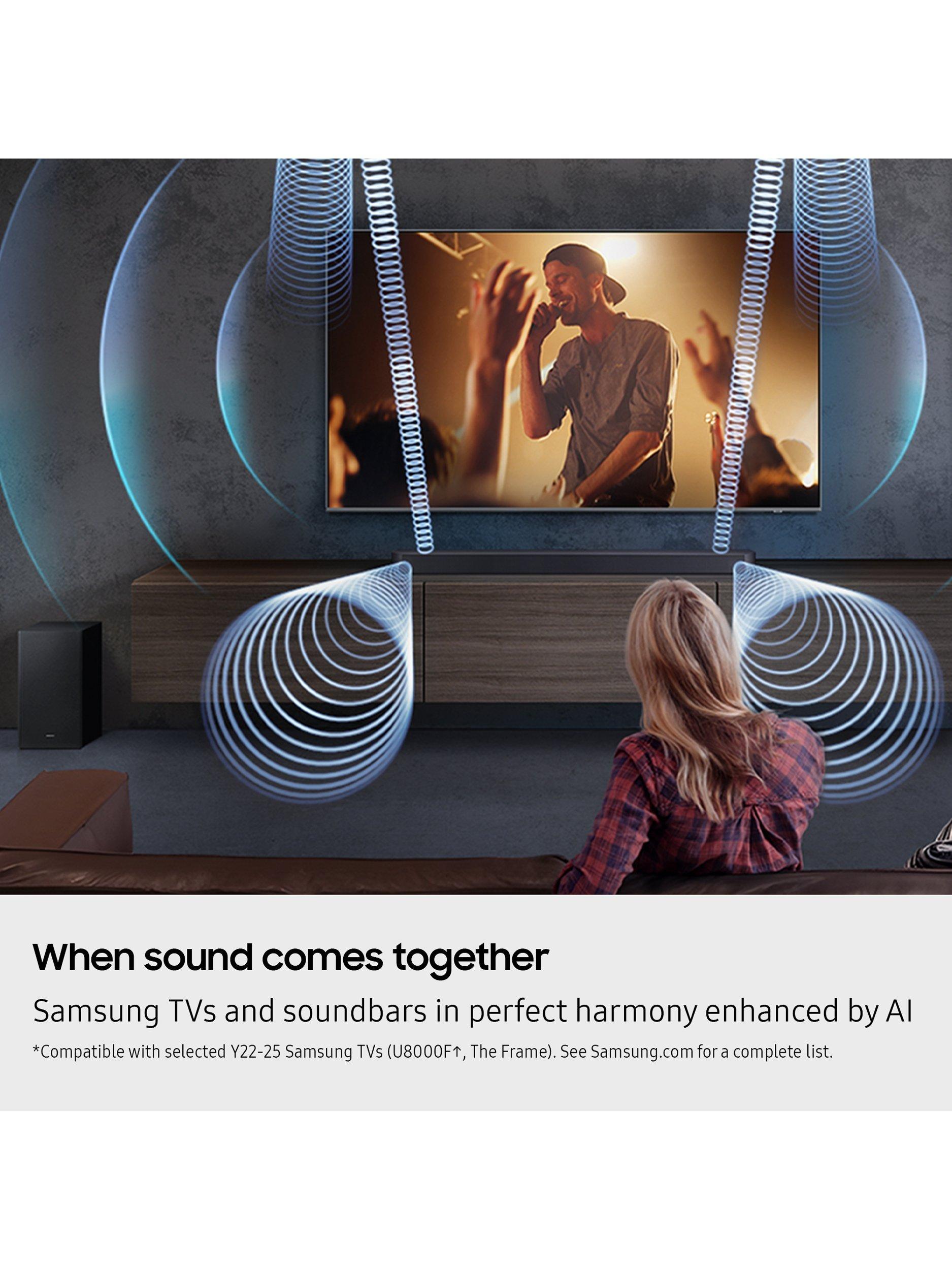 Samsung HW-Q600F soundbar with wireless subwoofer, imported from the UK