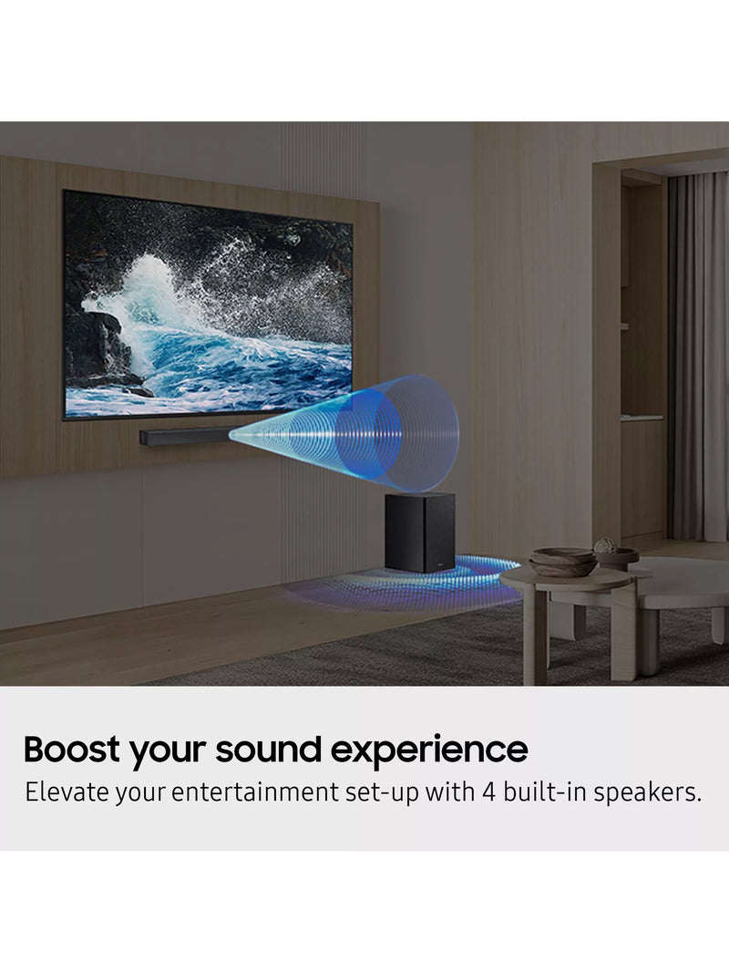 Samsung HW-B650F soundbar with wireless subwoofer, black (British brand)