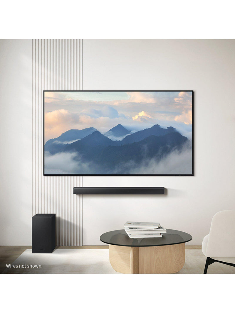 Samsung HW-B650F soundbar with wireless subwoofer, black (British brand)