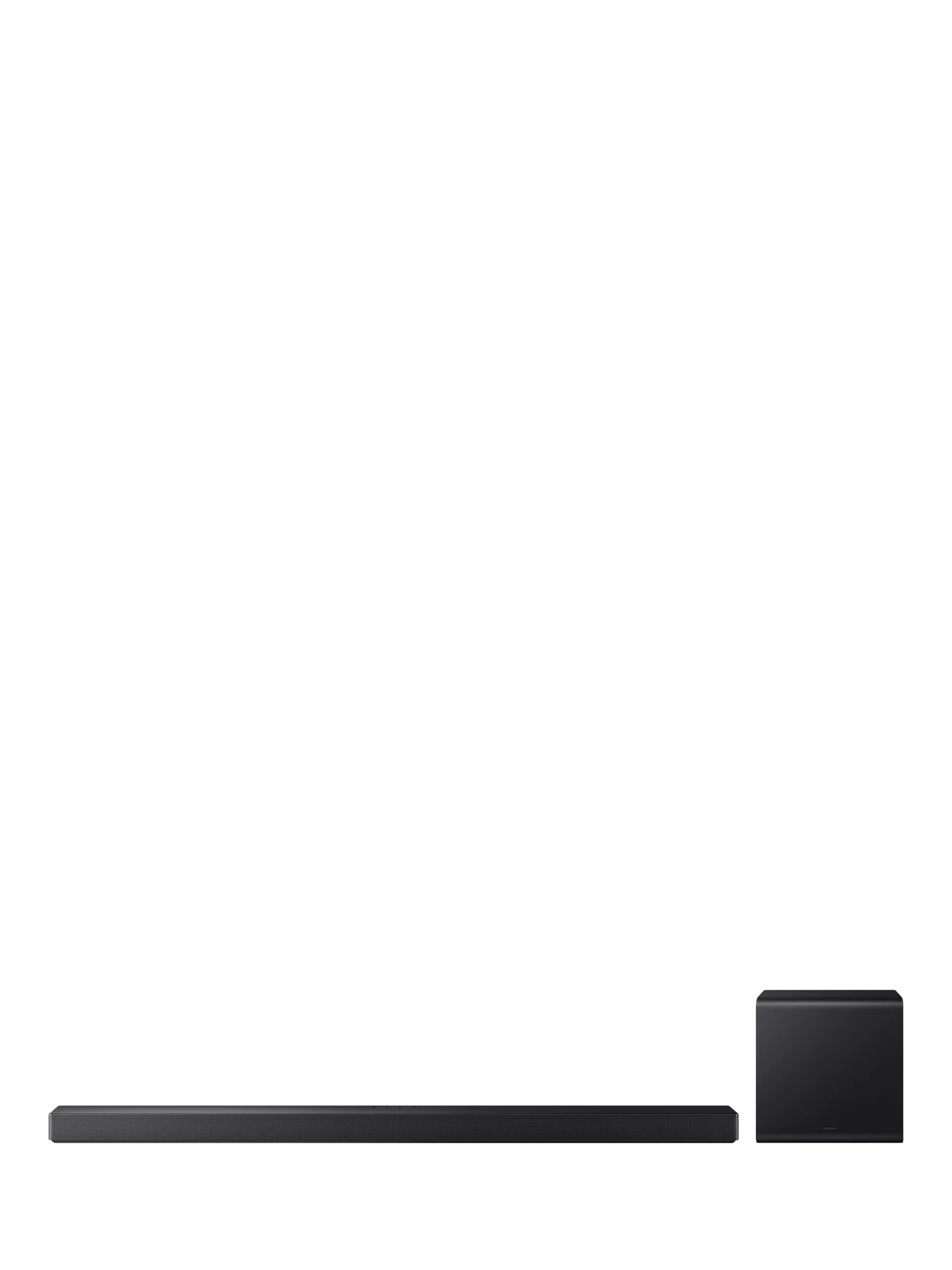 Samsung HW-QS700F soundbar with wireless subwoofer black (British brand)