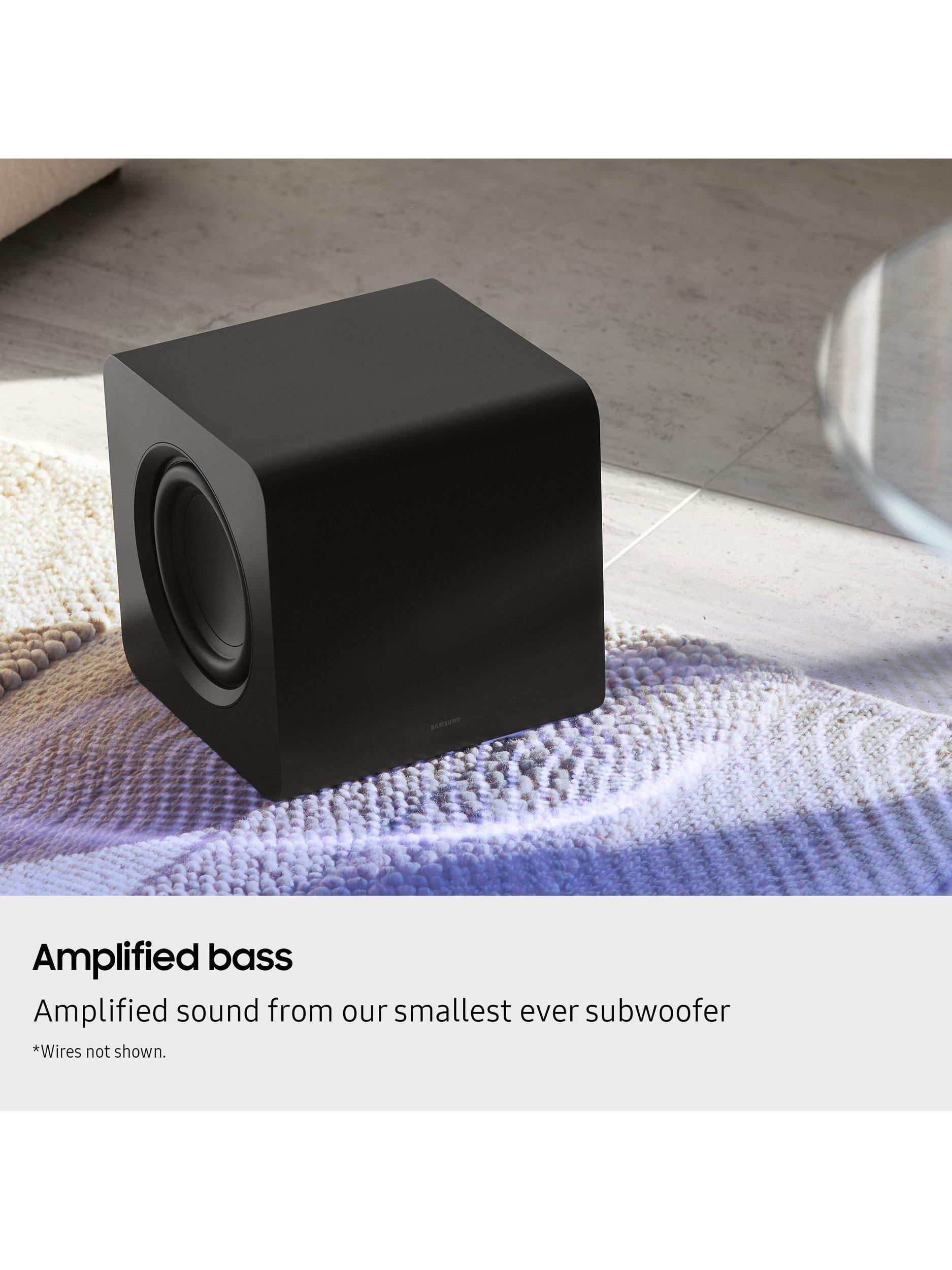 Samsung HW-QS700F soundbar with wireless subwoofer black (British brand)