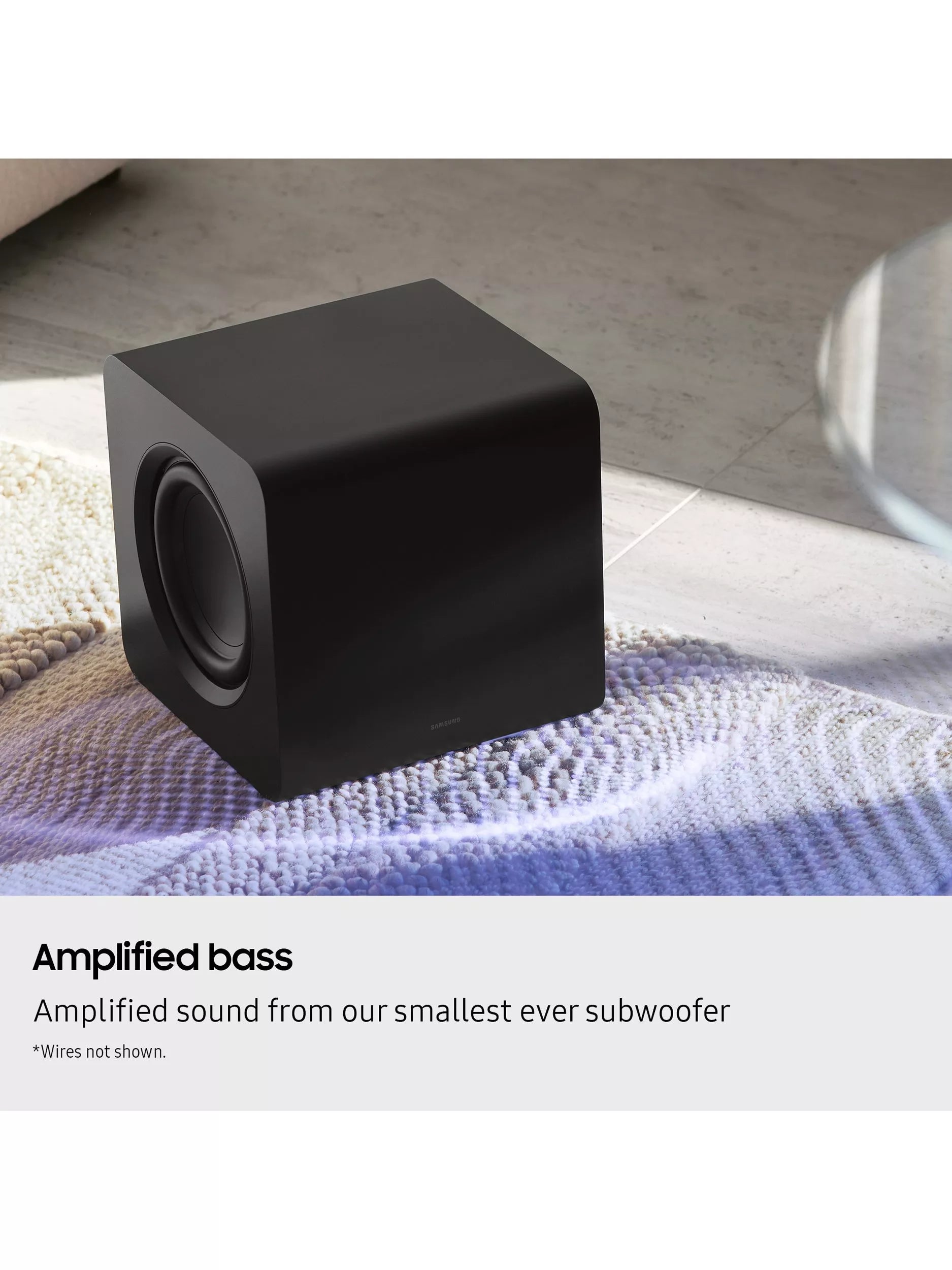 Samsung HW-QS700F soundbar with wireless subwoofer black (British brand)
