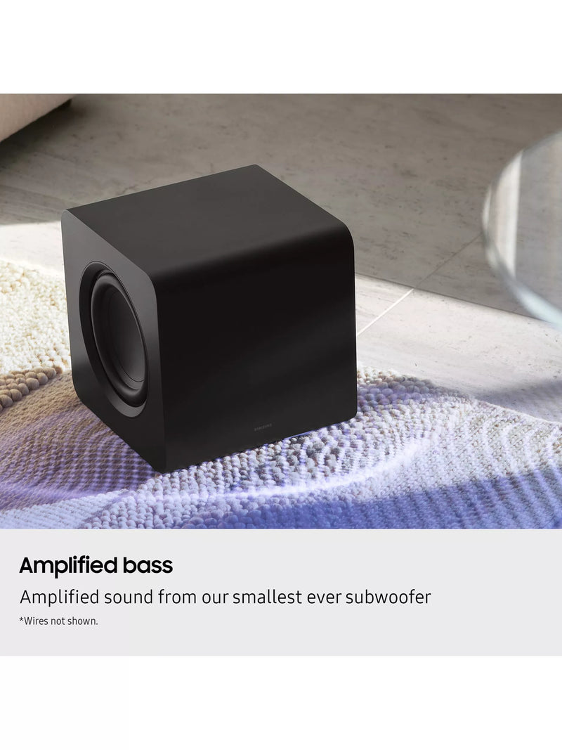 Samsung HW-QS700F soundbar with wireless subwoofer black (British brand)