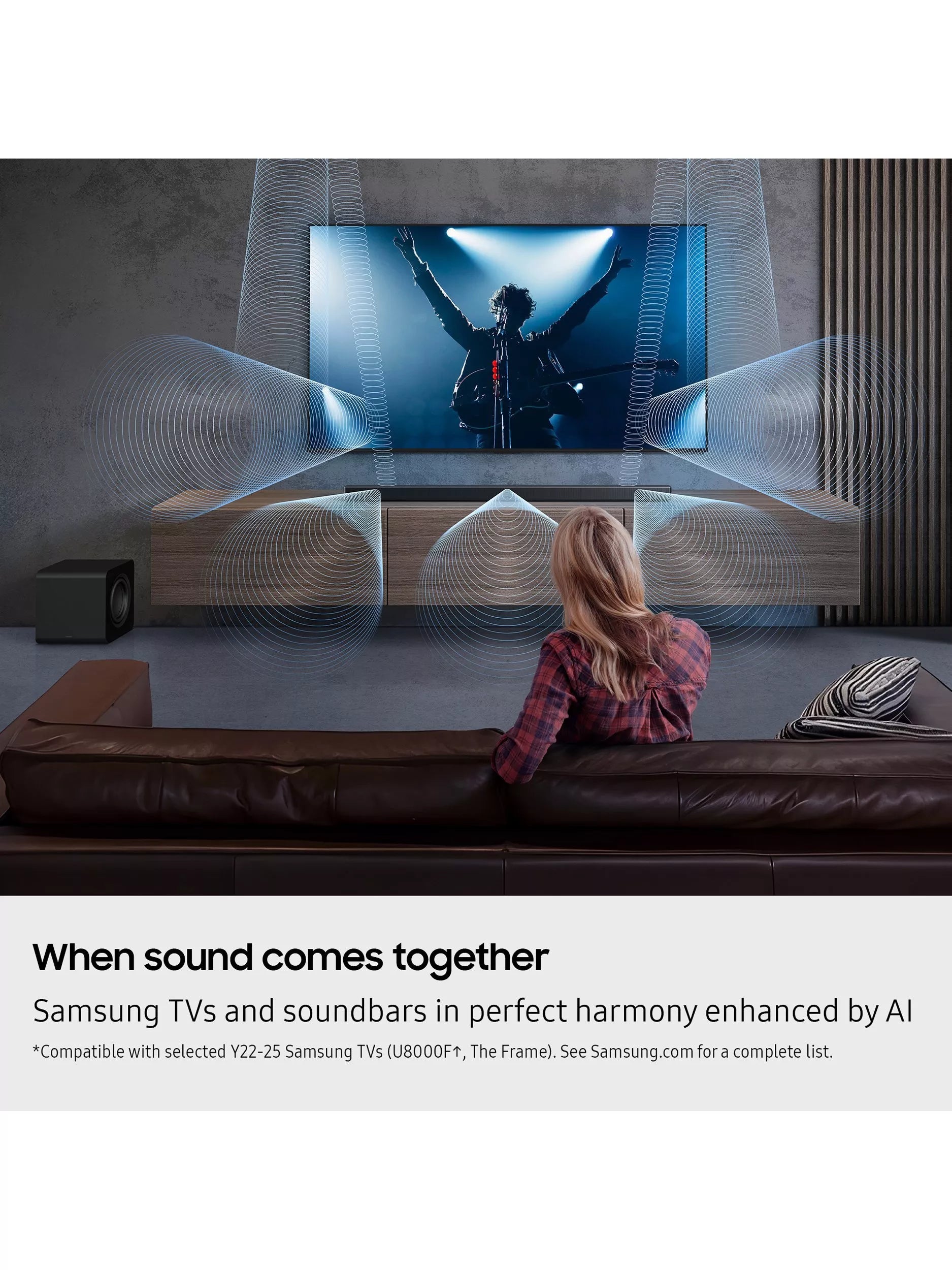 Samsung HW-QS700F soundbar with wireless subwoofer black (British brand)