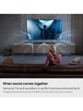 Samsung HW-QS700F soundbar with wireless subwoofer black (British brand)