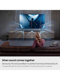 Samsung HW-QS700F soundbar with wireless subwoofer black (British brand)