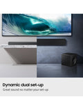 Samsung HW-QS700F soundbar with wireless subwoofer black (British brand)