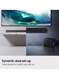 Samsung HW-QS700F soundbar with wireless subwoofer black (British brand)