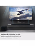 Samsung HW-QS700F soundbar with wireless subwoofer black (British brand)