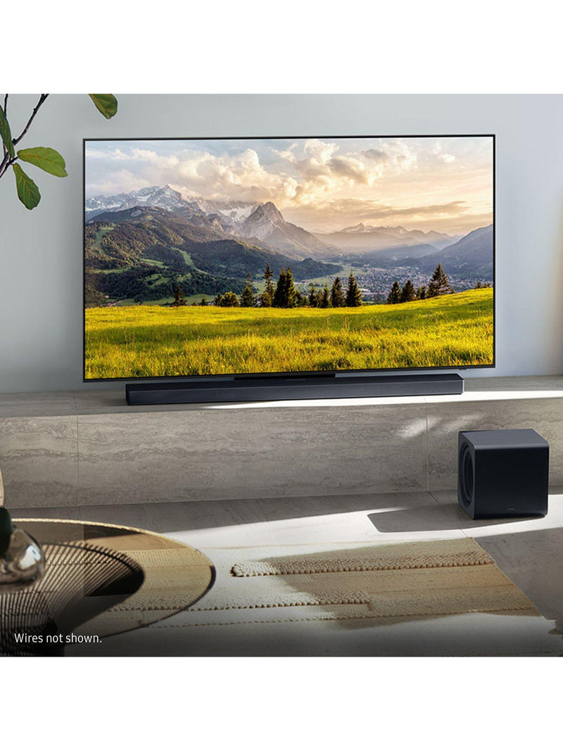 Samsung HW-QS700F soundbar with wireless subwoofer black (British brand)