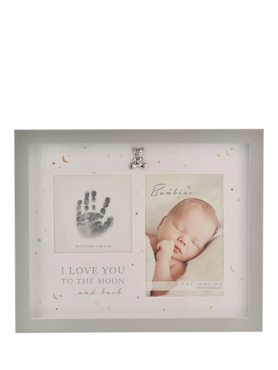 John Lewis Bambino Hand Print Frame and Ink Pad- Buy online at McGrocer