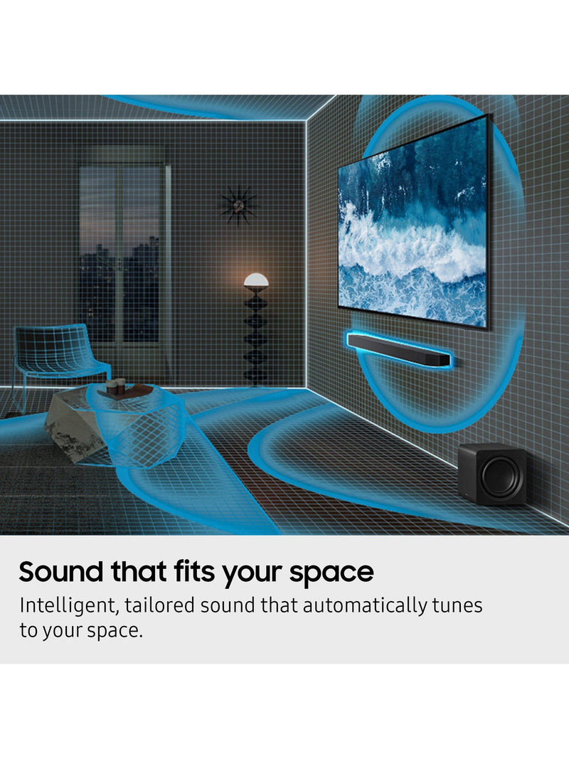 Samsung HW-Q800F soundbar with wireless subwoofer (British brand)