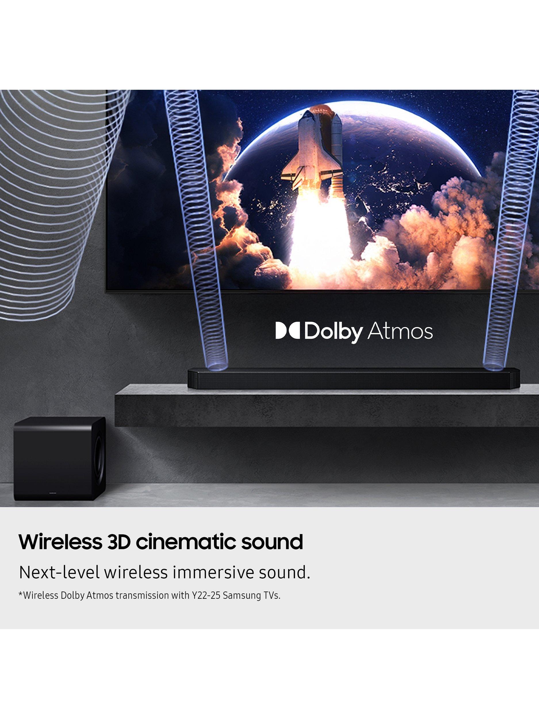 Samsung HW-Q800F soundbar with wireless subwoofer (British brand)