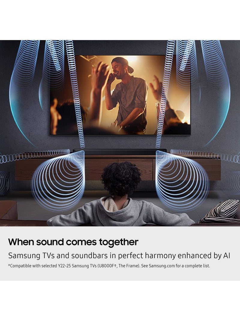 Samsung HW-Q800F soundbar with wireless subwoofer (British brand)