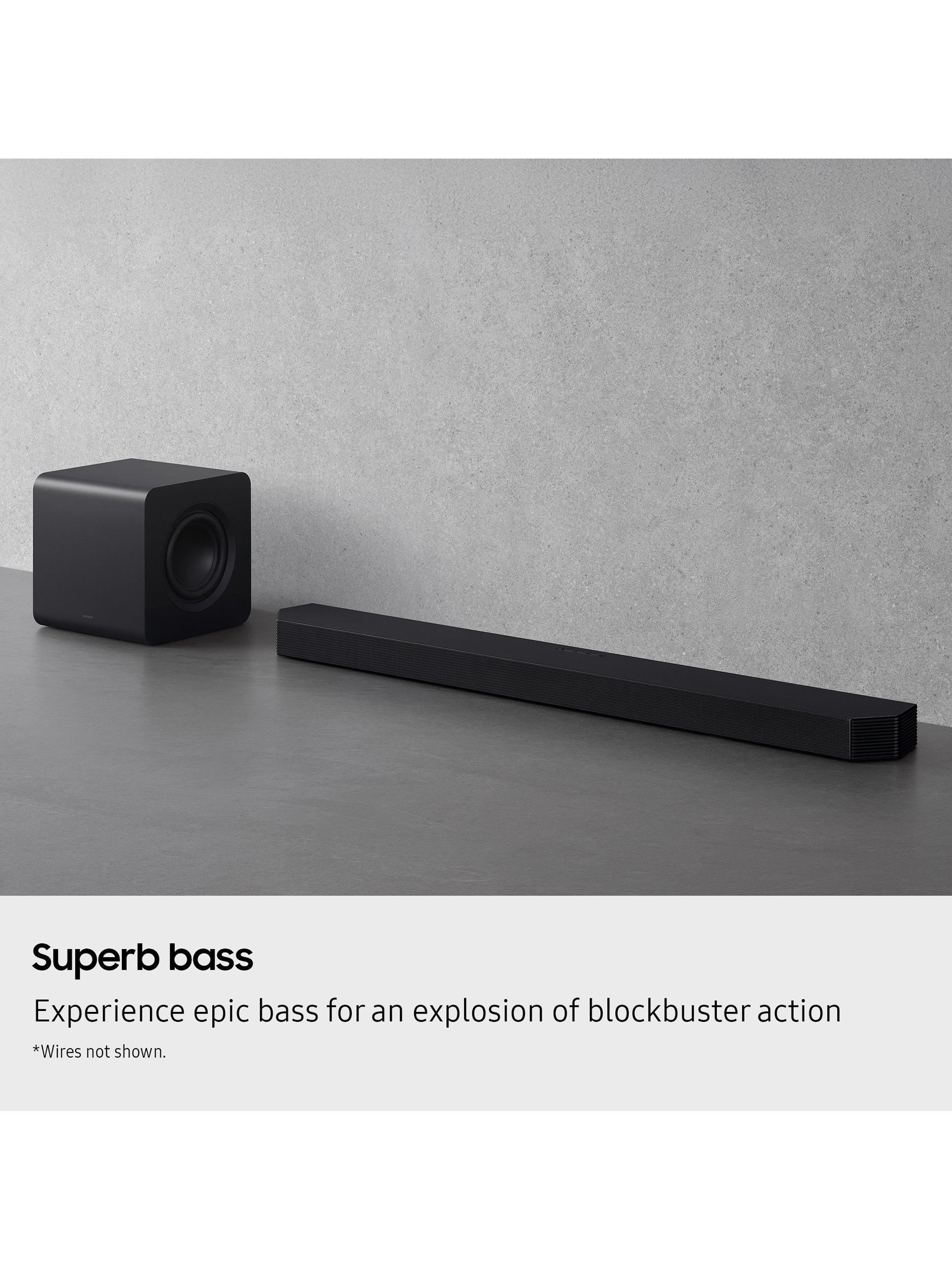 Samsung HW-Q800F soundbar with wireless subwoofer (British brand)
