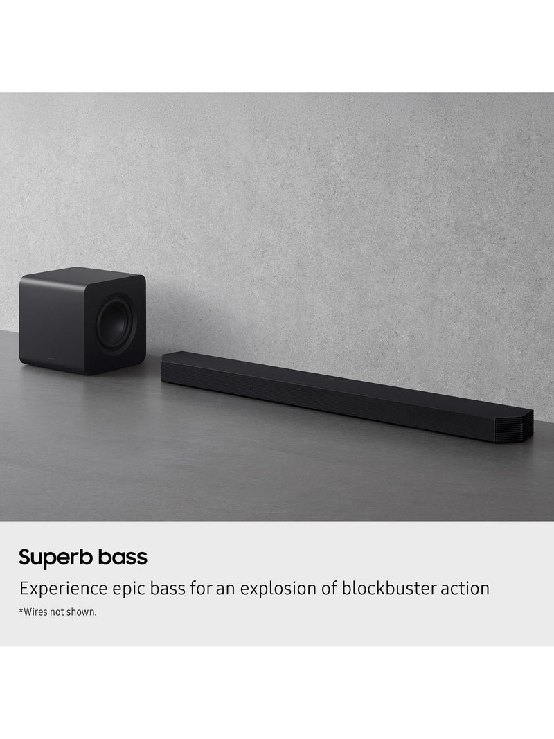 Samsung HW-Q800F soundbar with wireless subwoofer (British brand)