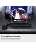 Samsung HW-Q990F soundbar with wireless subwoofer and rear speakers (British brand)