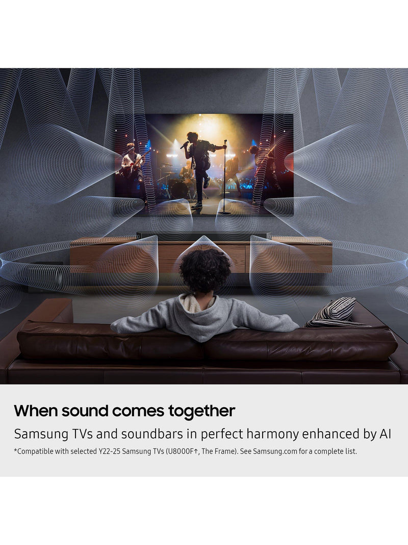 Samsung HW-Q990F soundbar with wireless subwoofer and rear speakers (British brand)