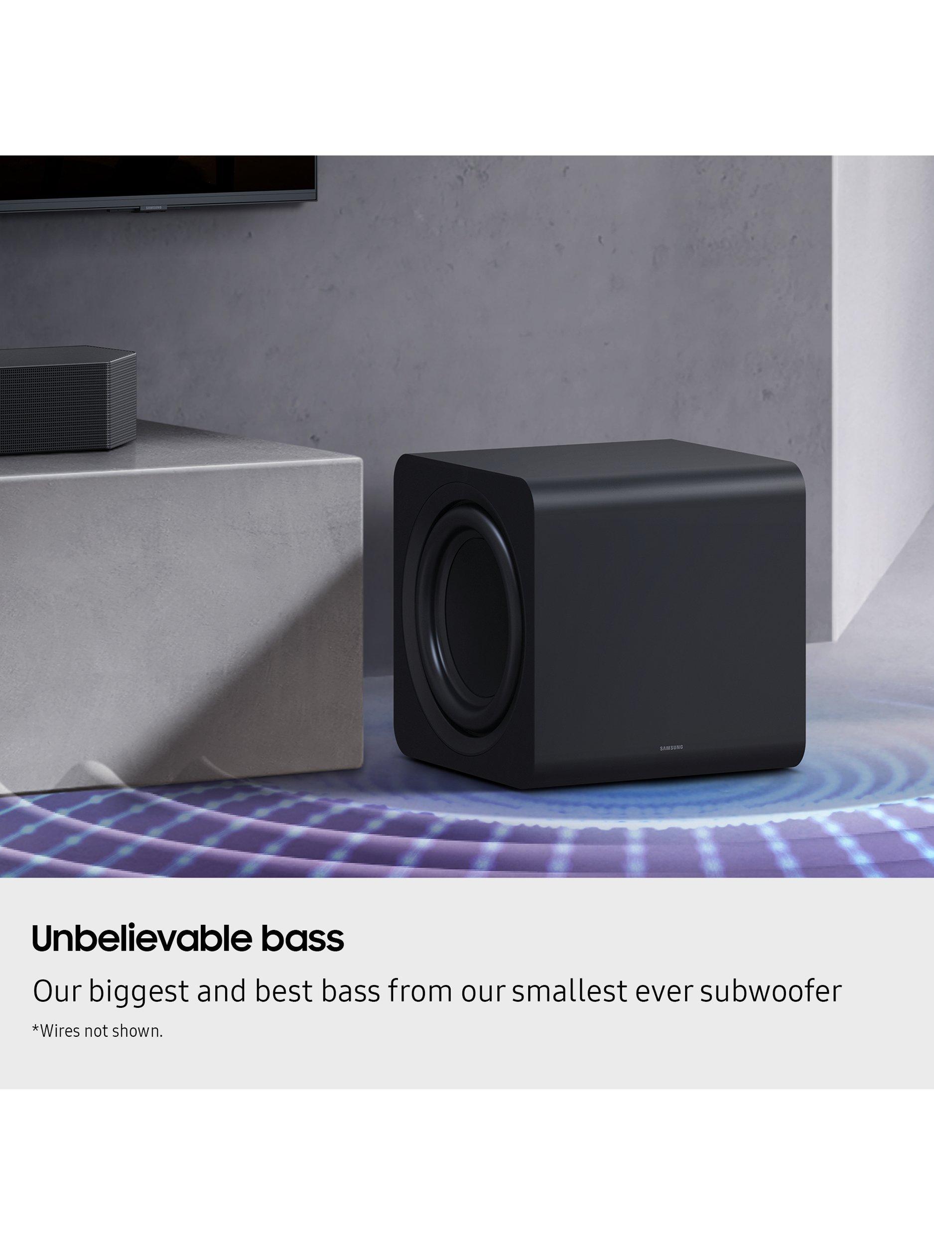 Samsung HW-Q990F soundbar with wireless subwoofer and rear speakers (British brand)