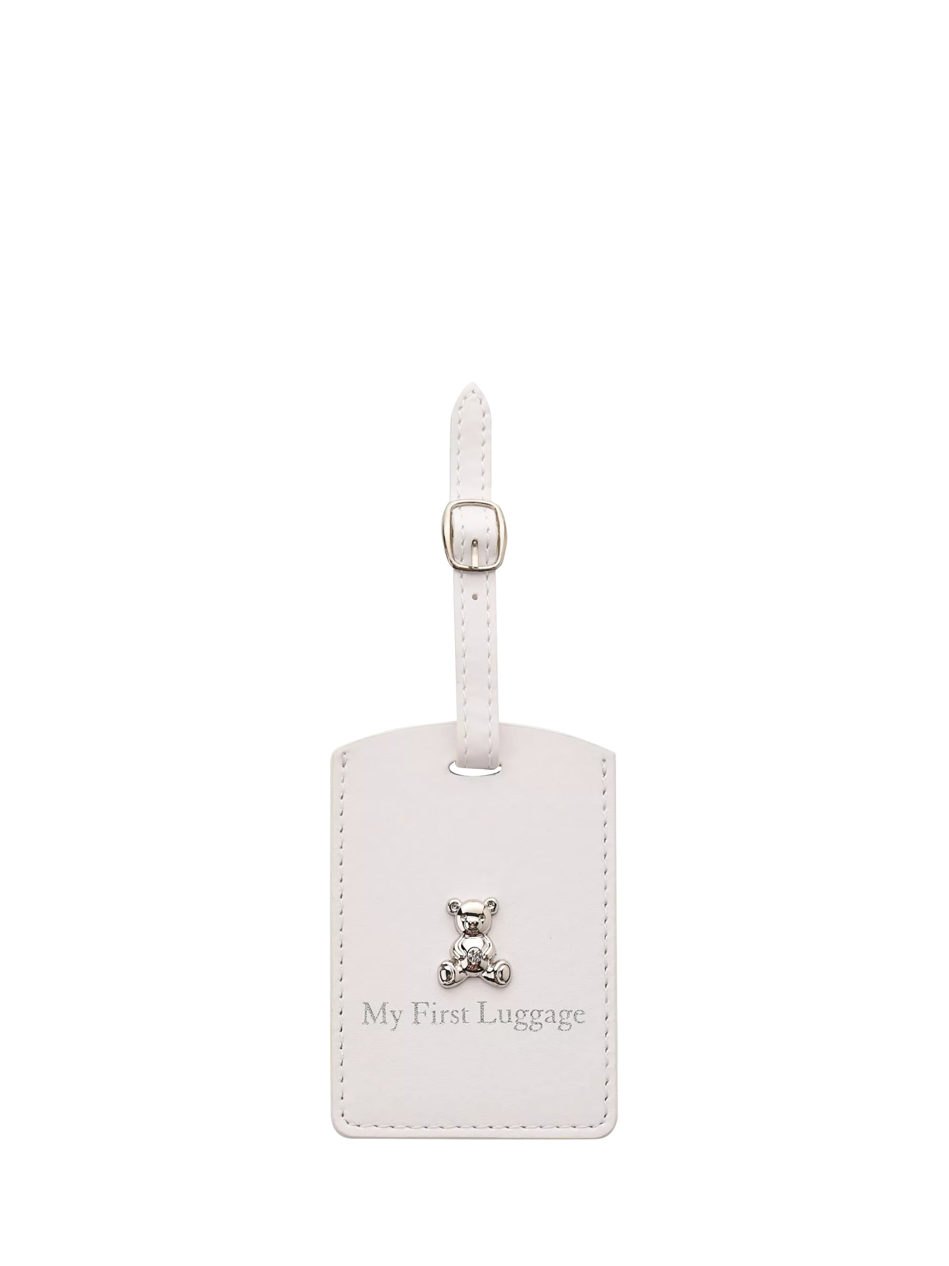 Bambino leatherette passport holder and luggage tag set (British brand)